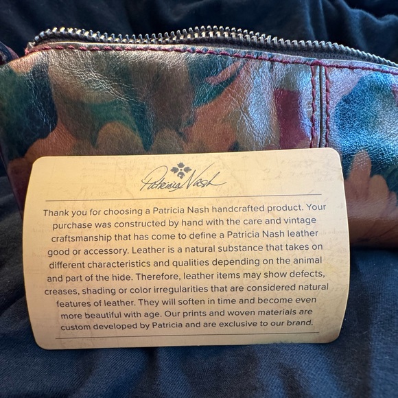 Patricia Nash Leather Wristlet - Picture 4 of 5